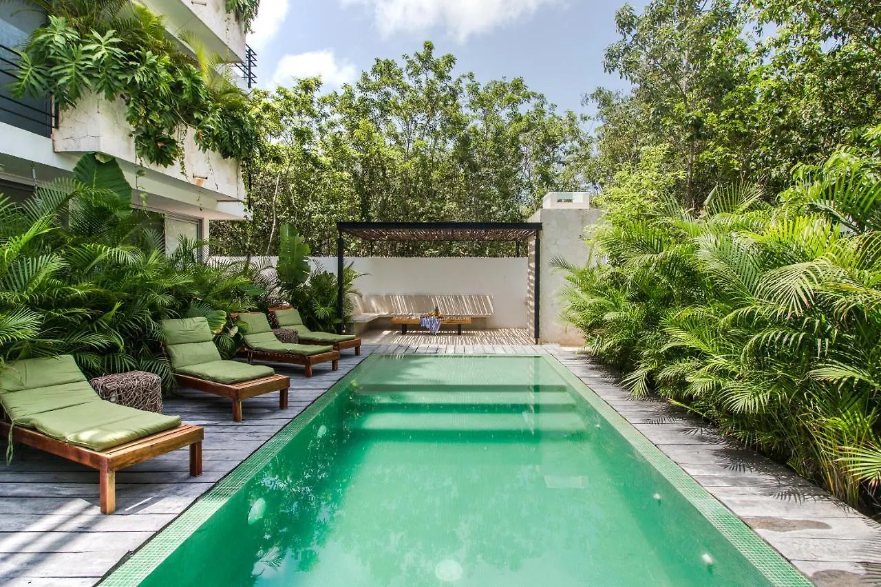 Апартаменты Laid Back In Tropical Vibe Apt Private Pool Тулум