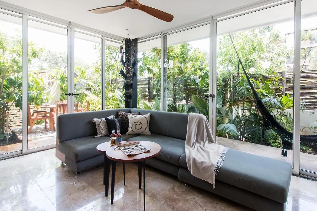 トゥルムLaid Back In Tropical Vibe Apt Private Poolアパートメント メキシコ