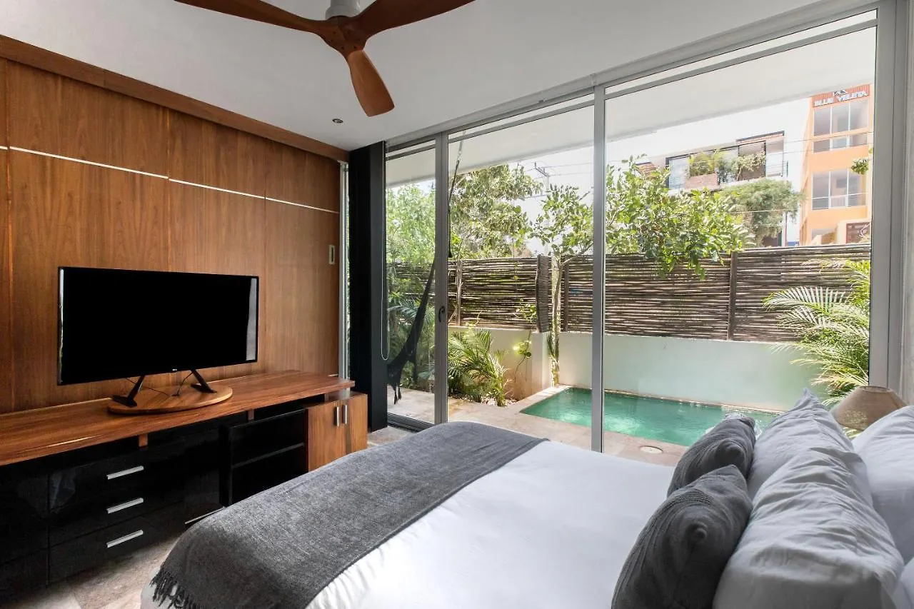 トゥルムLaid Back In Tropical Vibe Apt Private Poolアパートメント メキシコ